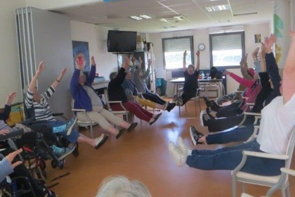 On parle de l'action de Moissac Judo à l'Ehpad dans la Dépêche