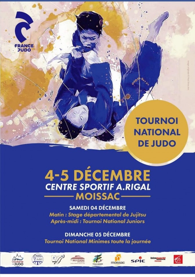 Image de l'actu 'L'affiche du Tournoi national à Moissac, minimes juniors les 4 et 5 décembre 2021'