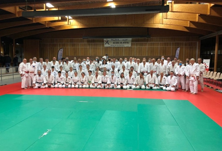 Cérémonie des voeux janvier 2022 et remise de diplômes 3° dan Moissac Judo