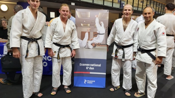 Bernard LEMOZY réussit l'examen du 6ème dan !